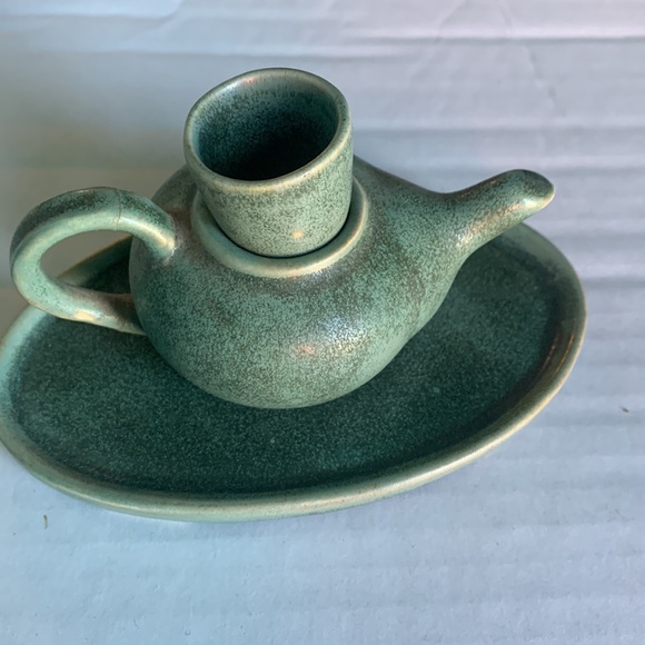 Russ jade small tea pot  cup and plate - Picture 8 of 8